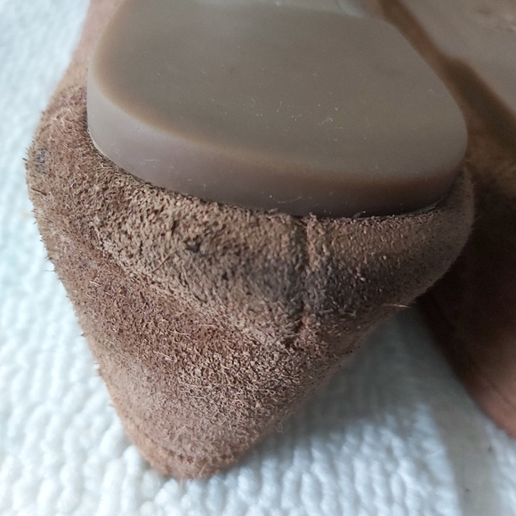 Michael Kors suede leather loafers flats brown - Picture 14 of 16